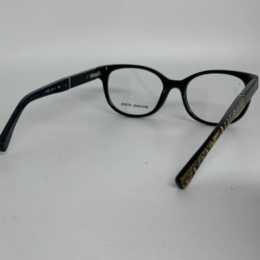 Michael Kors MK 4032 Rania III 3168 Womens Black‎ Round Eyeglasses 49-17 H1903